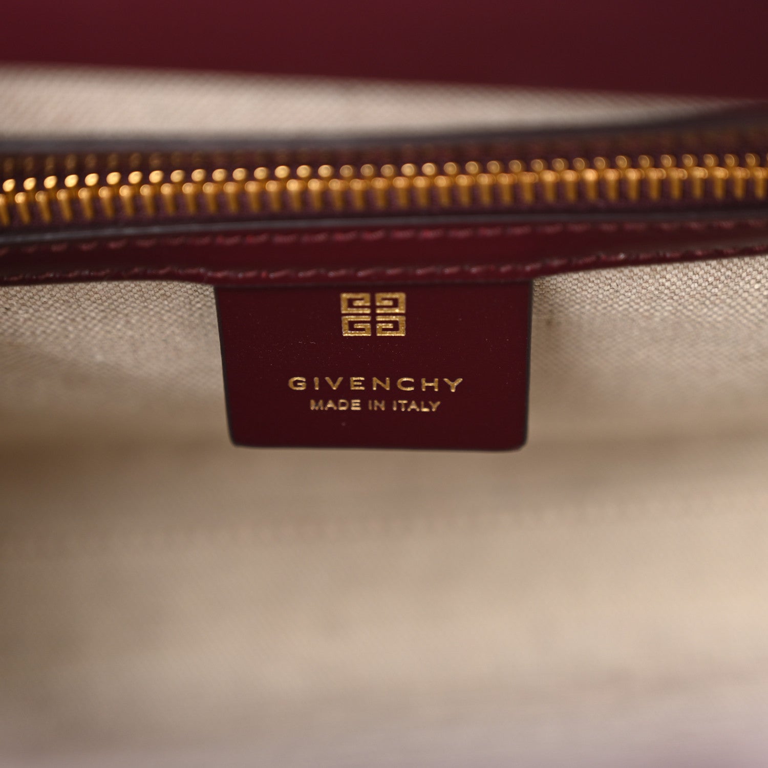 Givenchy Box Calfskin Mini Lock Antigona Oxblood Red 6 of 10