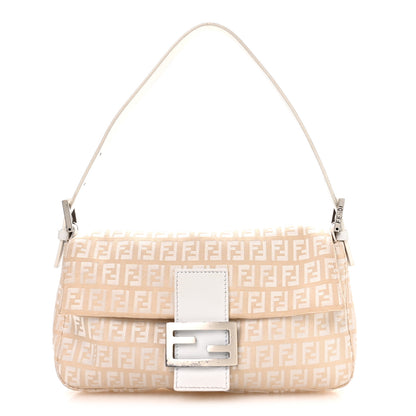 Fendi Zucchino Cuoio Mini Mama Baguette Beige White 1 of 9