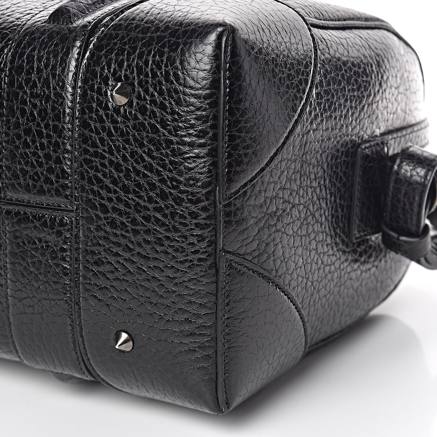 Givenchy Glazed Pebbled Calfskin Medium Lucrezia Black 6 of 10