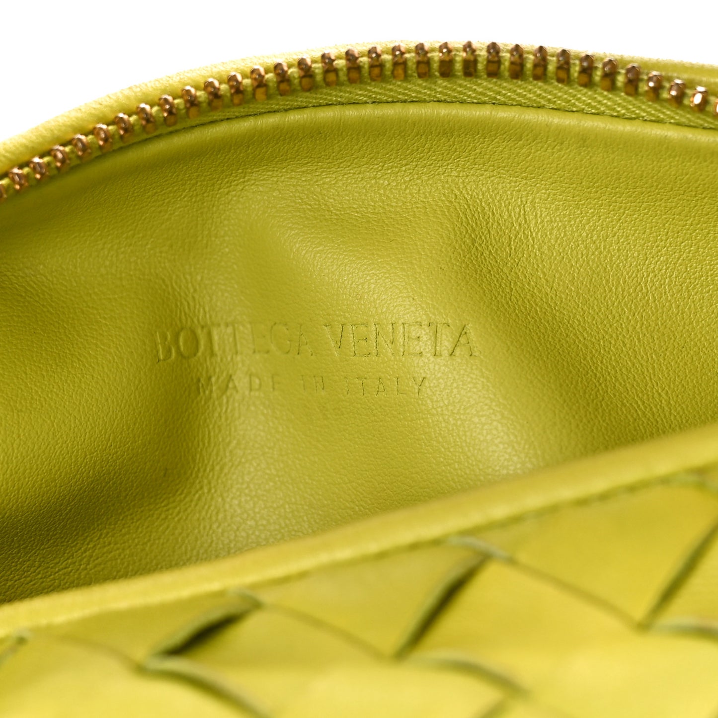 Nappa Intrecciato Mini Jodie Kiwi