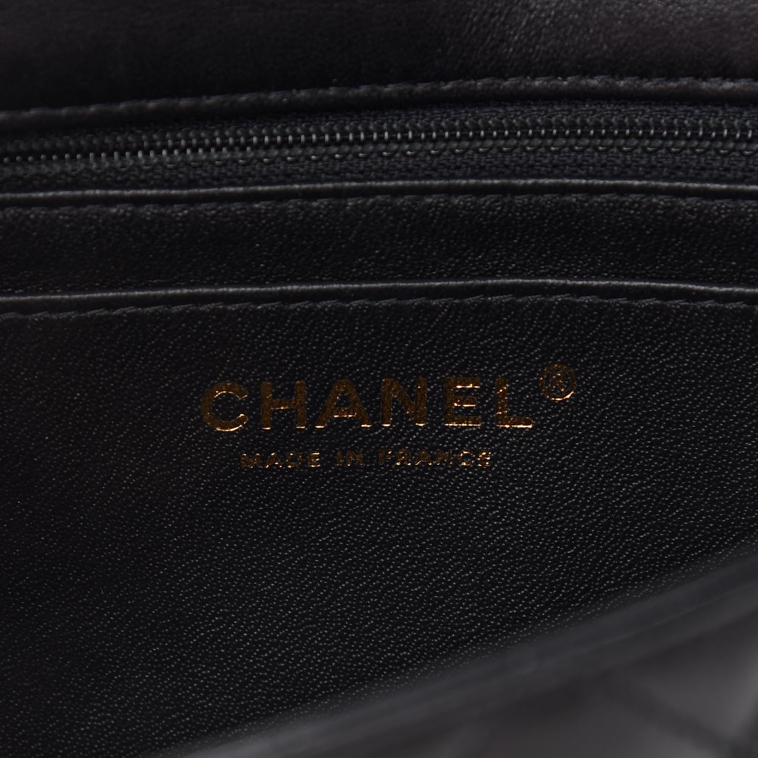 Chanel Lambskin Quilted Mini Rectangular Flap Black 5 of 10
