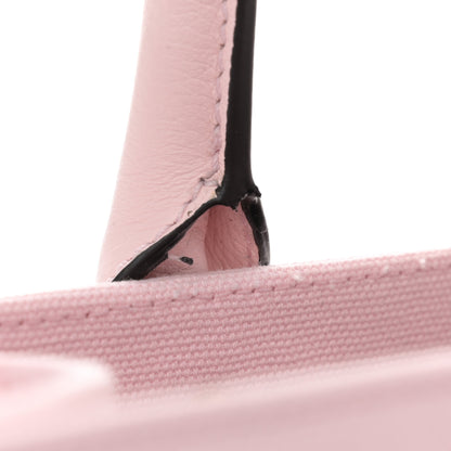 Versace Canvas Calfskin La Medusa Tote Bag Pink 11 of 14