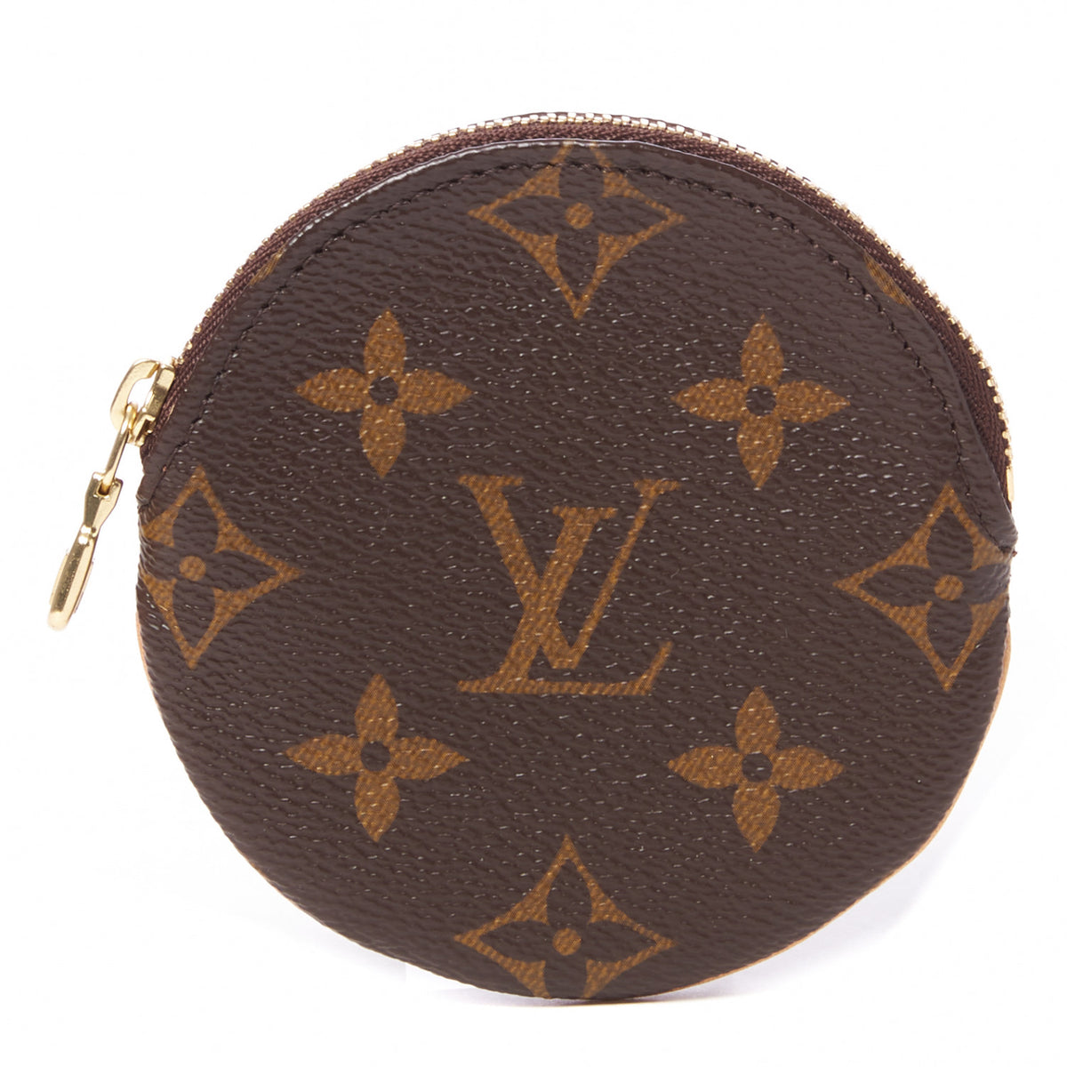 Monogram Round Coin Purse