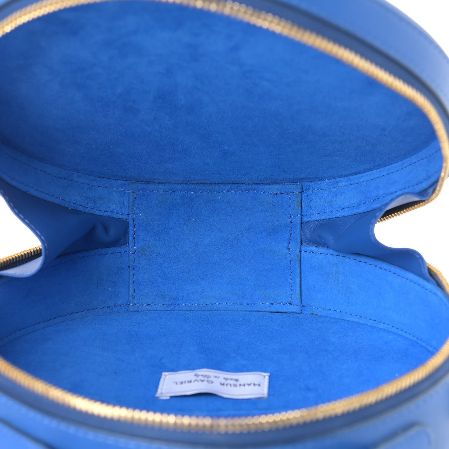 Calfskin Circle Crossbody Bag Royal