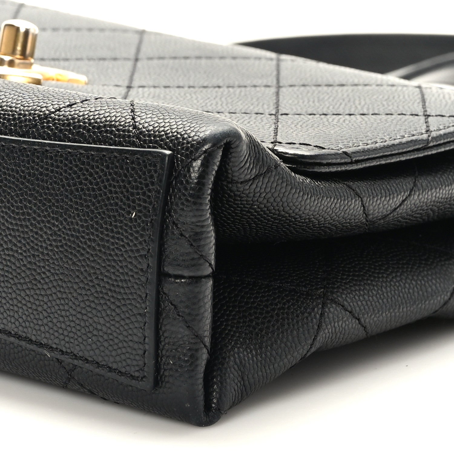 Chanel Caviar Quilted Mini Bracelet On Chain Flap Black 9 of 9
