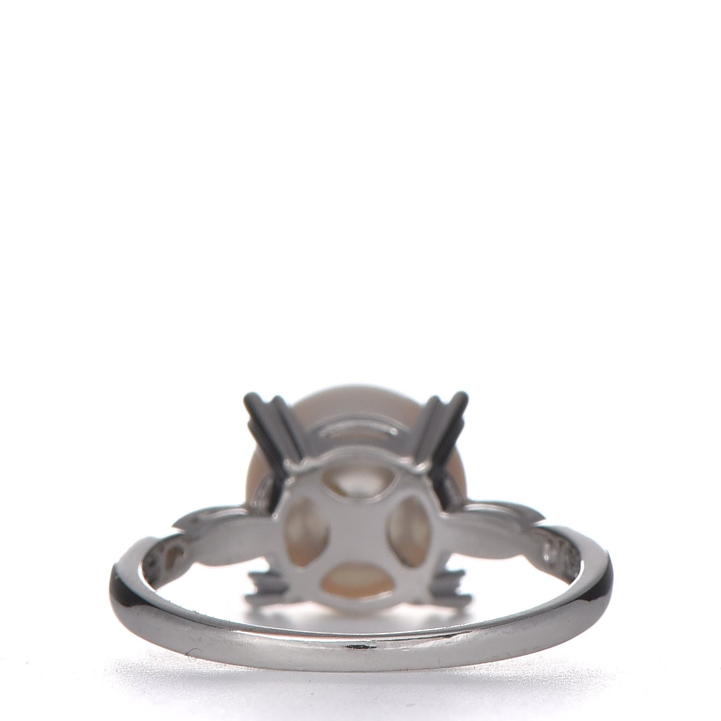 Platinum Akoya Pearl 8.5mm Ring 5 49