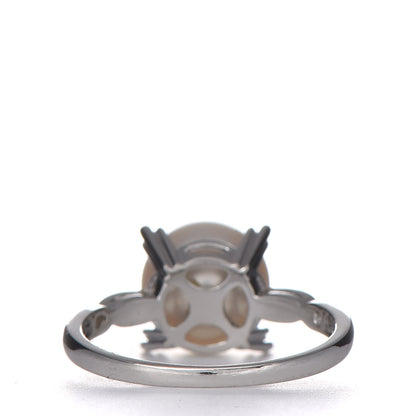 Mikimoto Platinum Akoya Pearl 8.5mm Ring 5 49 3 of 6