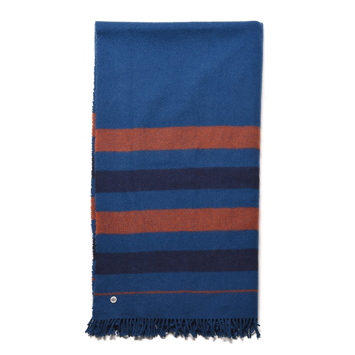 Hermes Wool Rocabar Blanket Bleu De Prusse 1 of 5