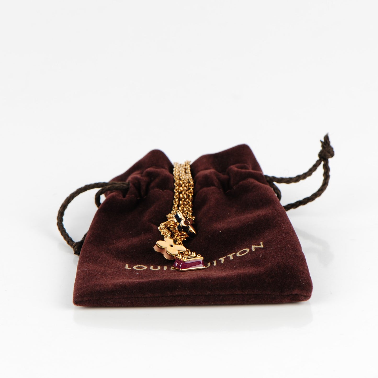 Sweet Monogram Charms Bracelet Gold