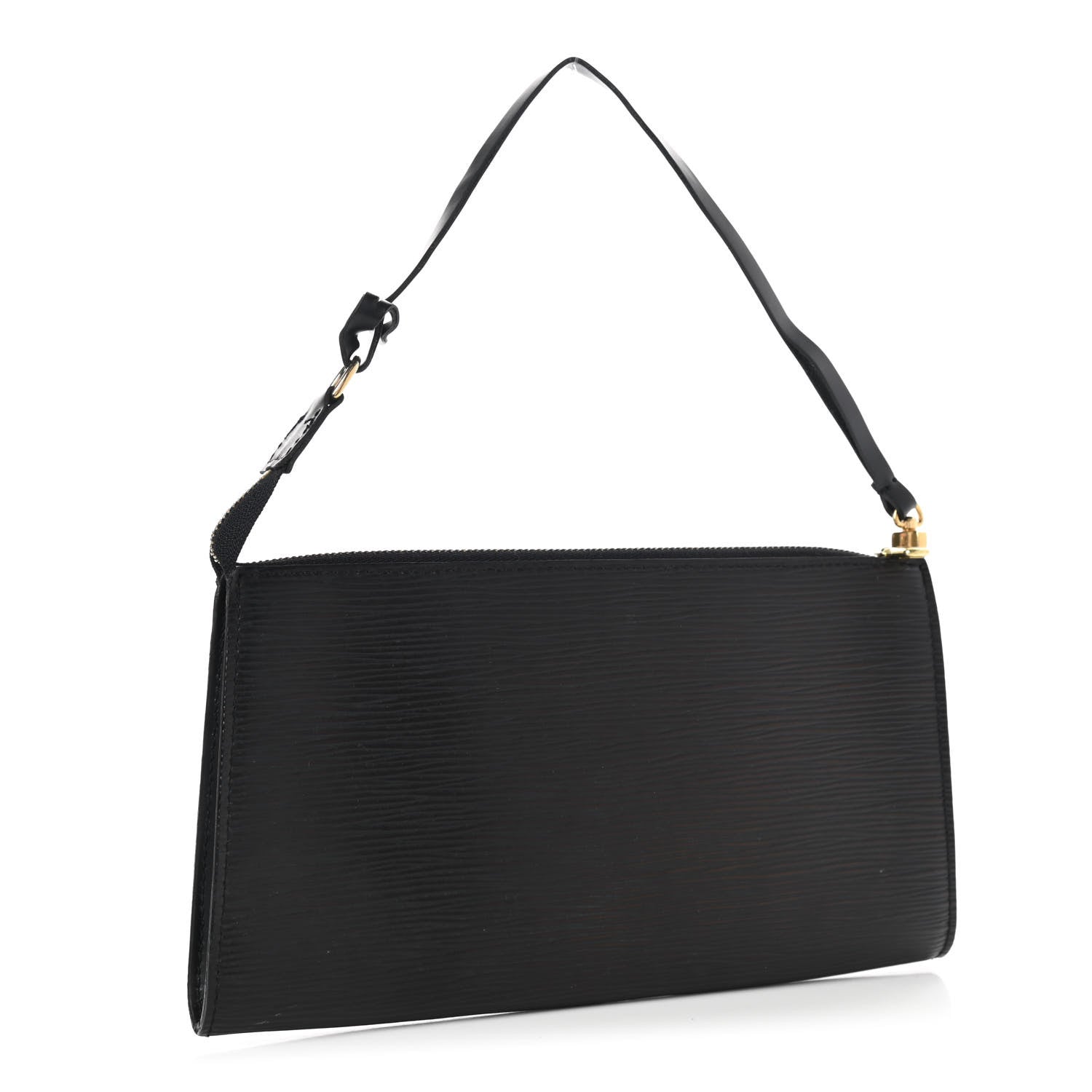 Louis Vuitton Epi Pochette Accessories 24 Black 3 of 17