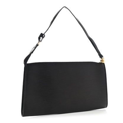 Louis Vuitton Epi Pochette Accessories 24 Black 3 of 17