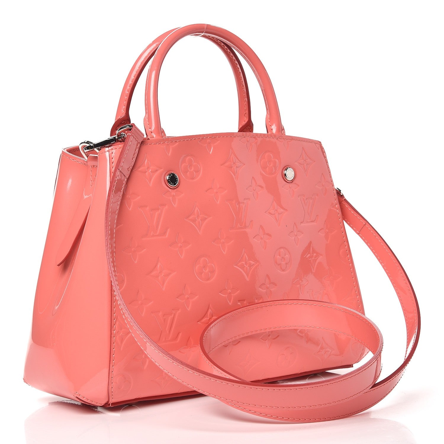 Louis Vuitton Vernis Montaigne BB Poppy 5 of 9