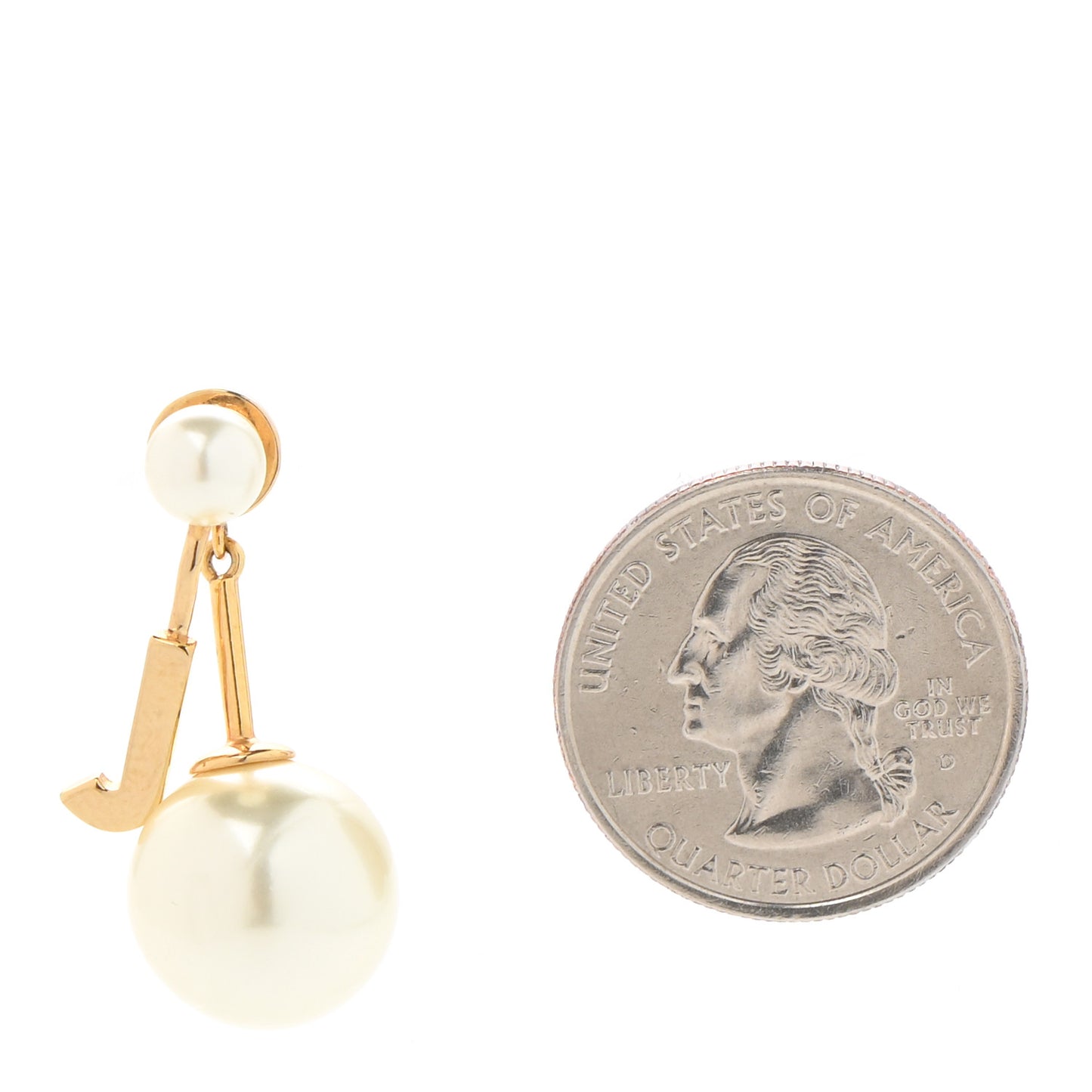 Pearl My ABCDior J Tribale Earring Gold