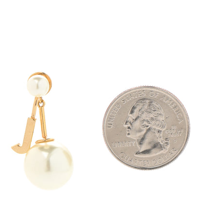 Christian Dior Pearl My ABCDior J Tribale Earring Gold 2 of 4