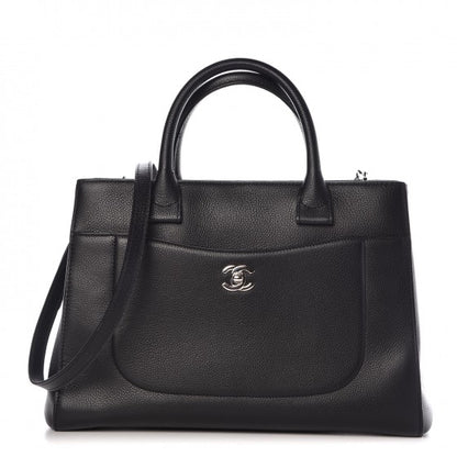 Chanel Grained Calfskin Small Neo Executive Shopper Tote Black 1 of 7