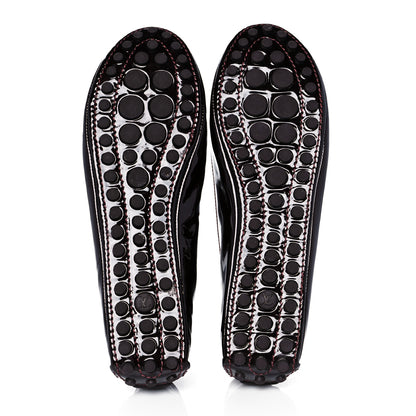 Louis Vuitton Patent Lovely Ballet Flats 37 Black 6 of 9