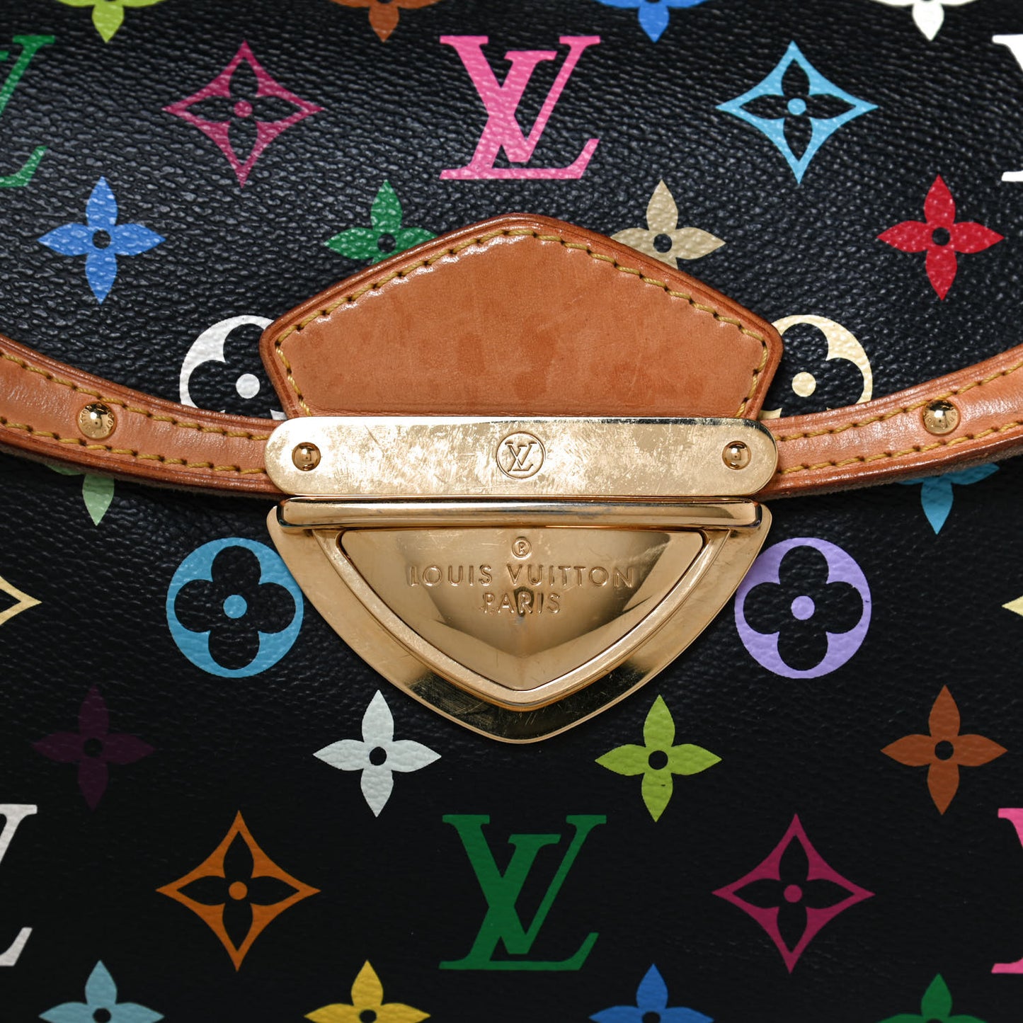 Monogram Multicolor Beverly MM Black