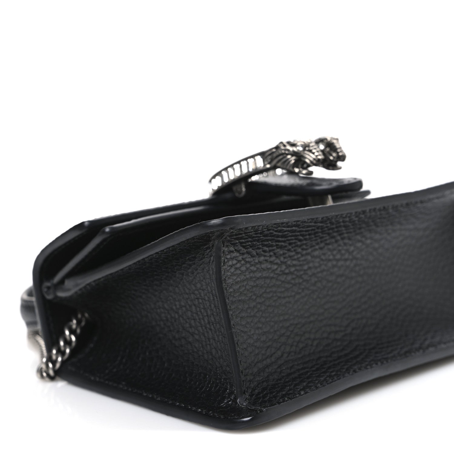 Gucci Dollar Calfskin Crystal Mini Dionysus Top Handle Bag Black Crystal 9 of 11
