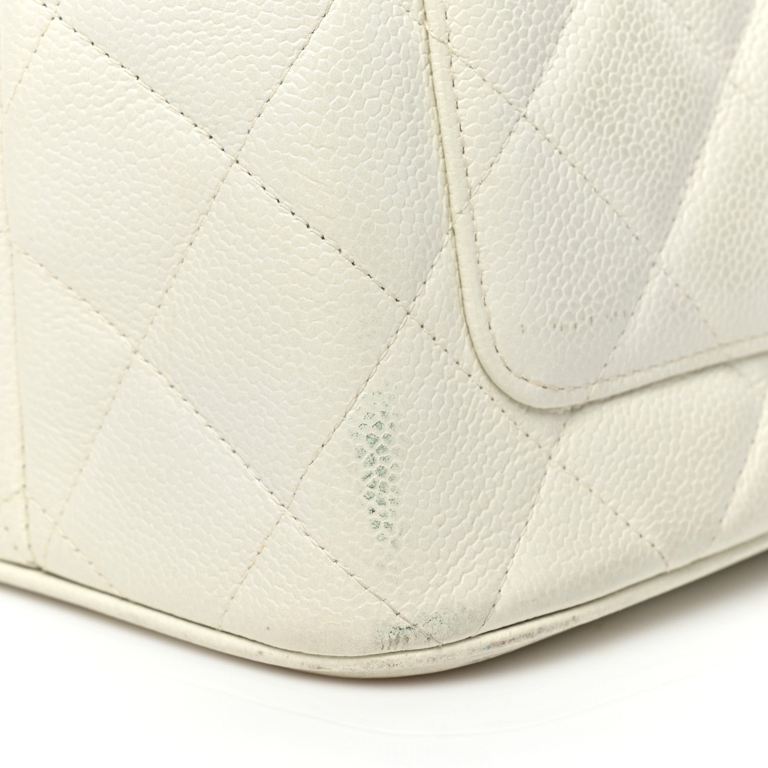 Chanel Caviar Quilted Medallion Tote White 22 of 22