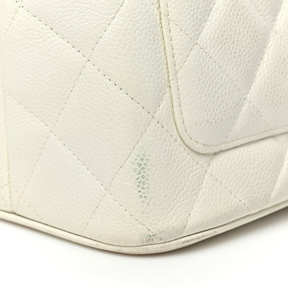 Chanel Caviar Quilted Medallion Tote White 22 of 22