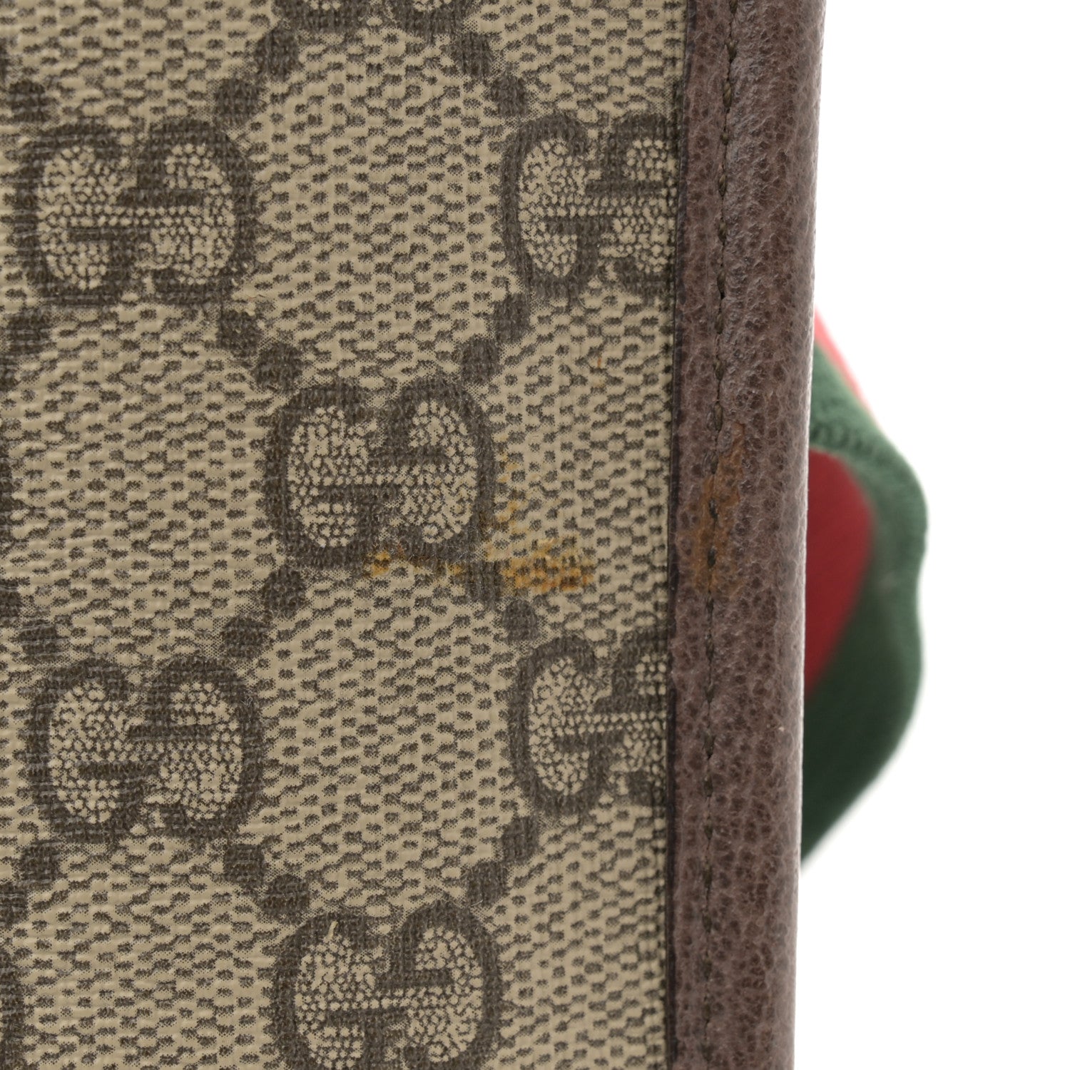 Gucci GG Supreme Monogram Neo Vintage Web Belt Bag Brown 11 of 13