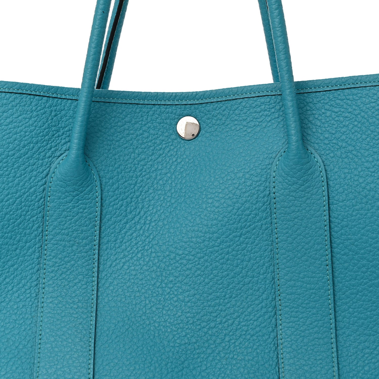 Hermes Vache Country Garden Party 36 MM Turquoise 6 of 16
