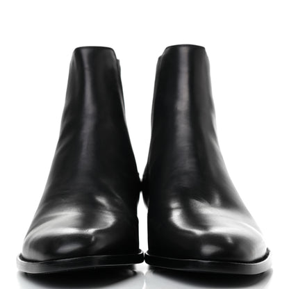 Saint Laurent Calfskin Mens Marrakesh Ankle Boots 42 Black 2 of 7