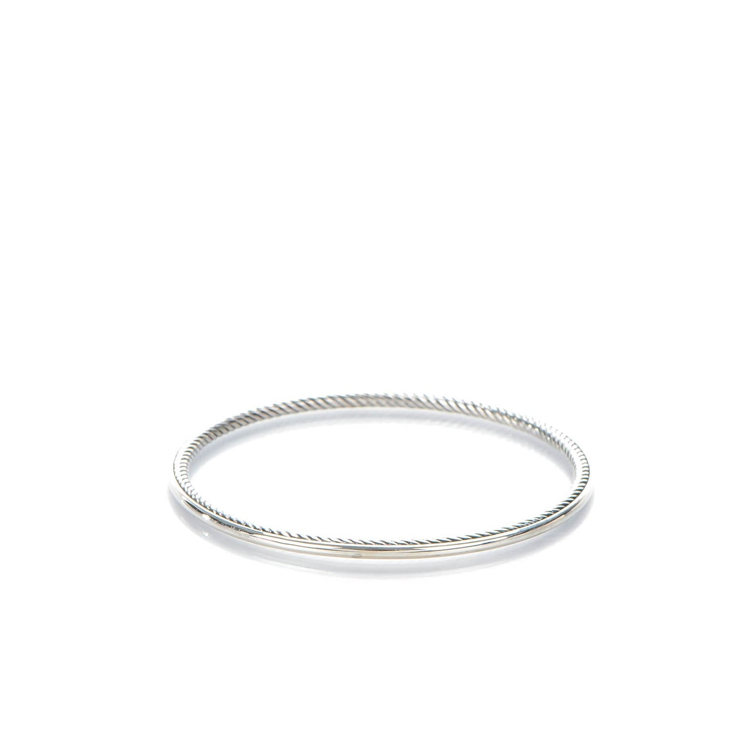 Sterling Silver 3mm Cable Classics Bangle Bracelet