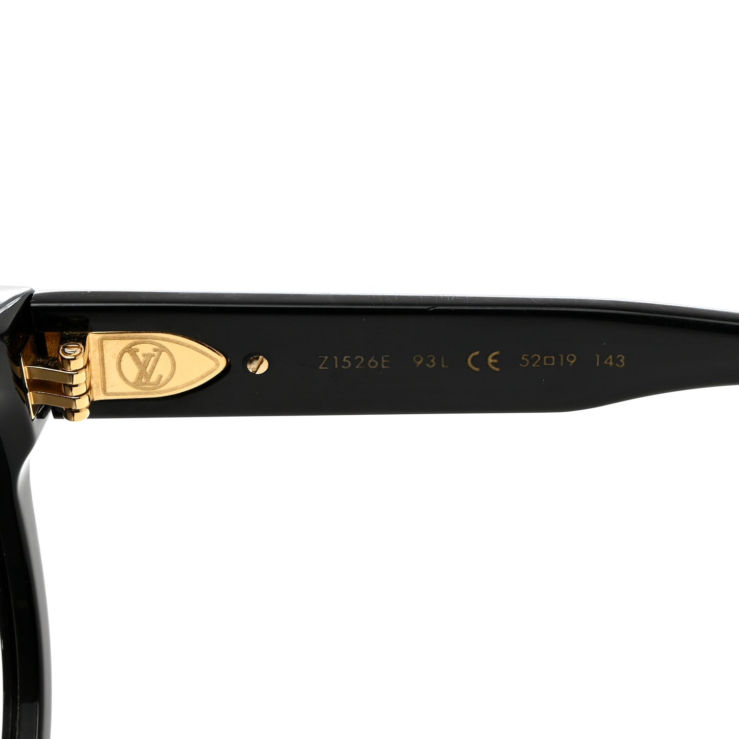 Acetate My Monogram Square Sunglasses Z1526E Black