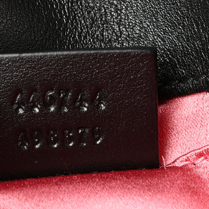 Gucci Velvet Matelasse Mini GG Marmont Shoulder Bag Black 75/30 Black 7 of 10
