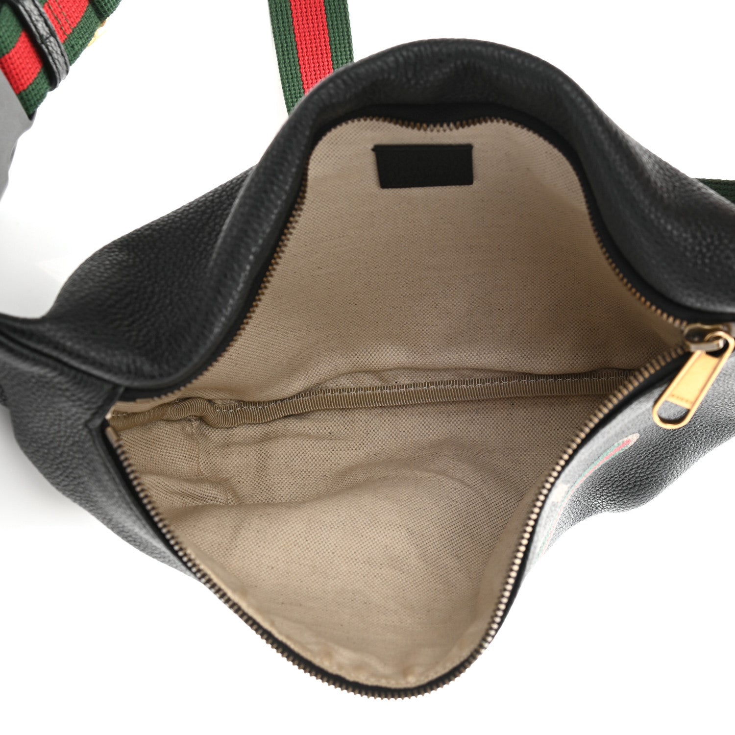Gucci Grained Calfskin Small Logo Belt Bag Black 5 of 8