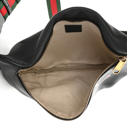 Gucci Grained Calfskin Small Logo Belt Bag Black 5 of 8
