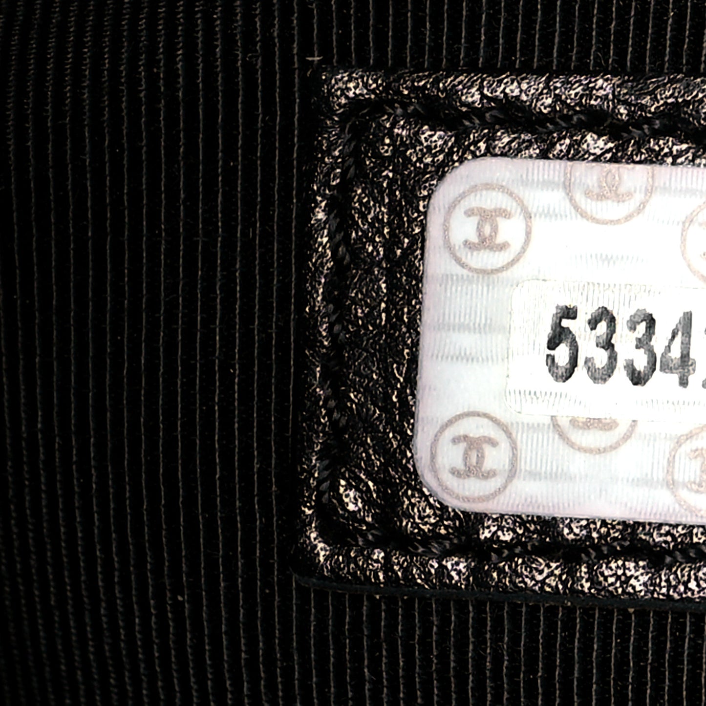 Caviar Large CC Shoulder Bag Black