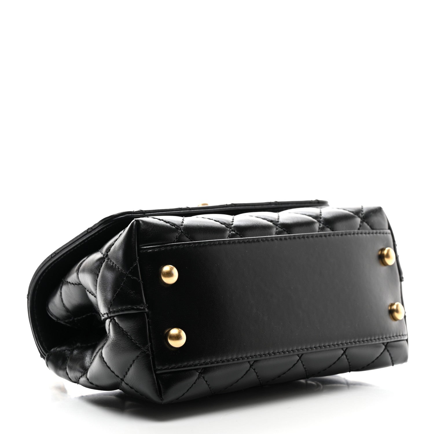 Chanel Calfskin Quilted Extra Mini Coco Handle Flap Black 4 of 10