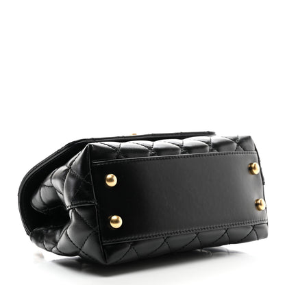 Chanel Calfskin Quilted Extra Mini Coco Handle Flap Black 4 of 10