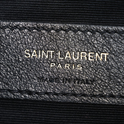 Saint Laurent Calfskin Matelasse Monogram Lou Camera Bag Dark Latte 6 of 11