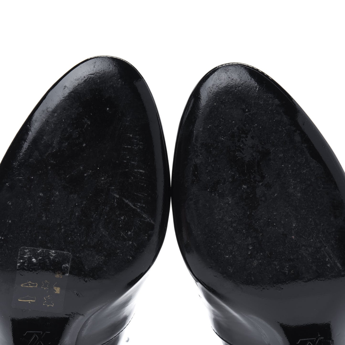 Patent Uniformes Silhouette Ankle Boots 37 Black