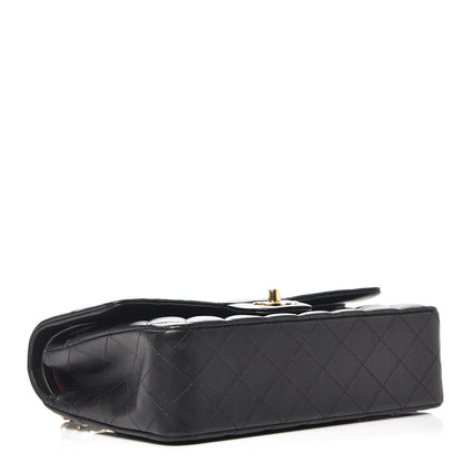 Chanel Lambskin Quilted Medium Double Flap Black 5 of 10