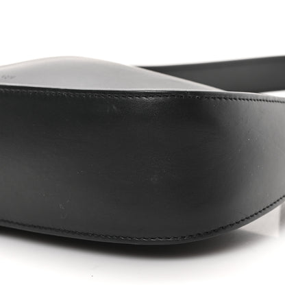 The Row Smooth Calfskin Half Moon Shoulder Bag Black 9 of 12