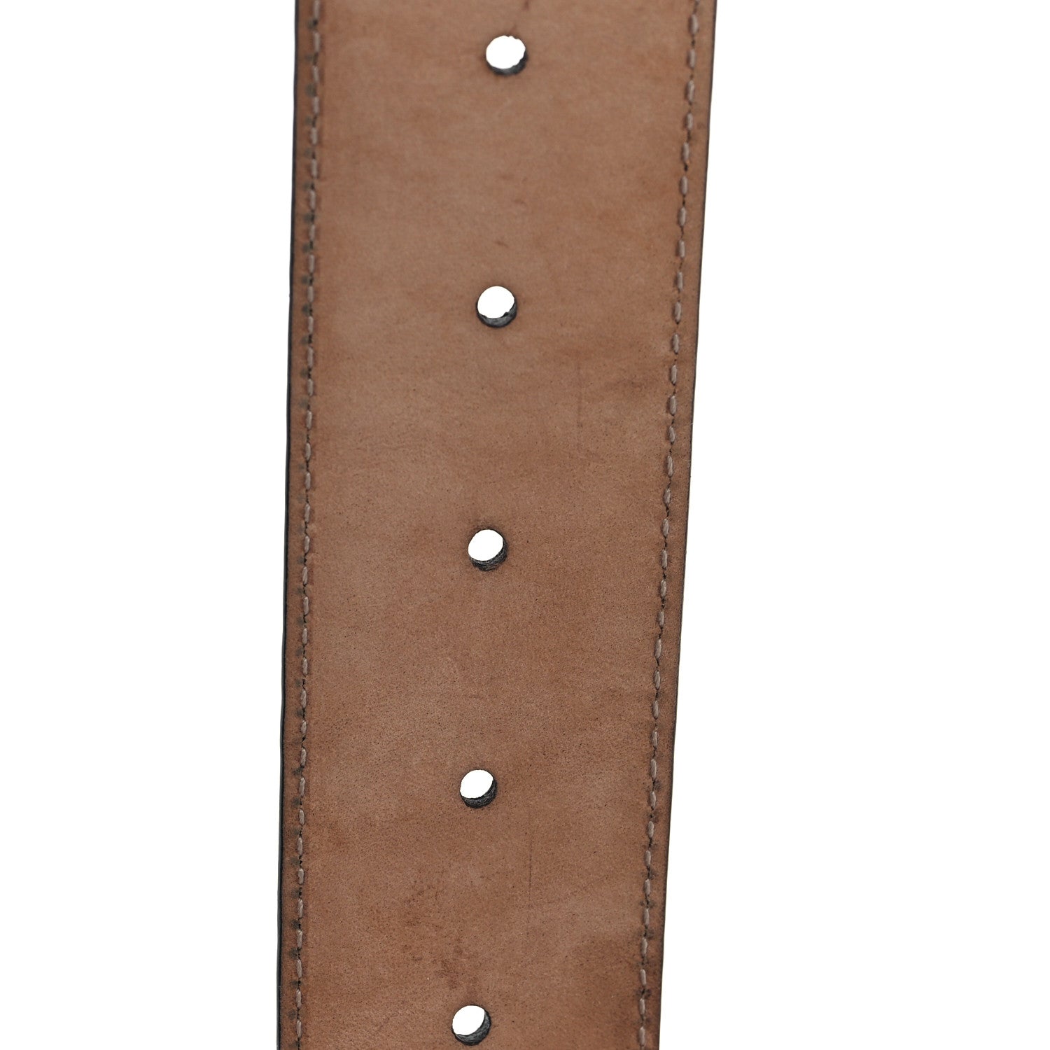 Gucci Guccissima Signature Interlocking G 40mm Belt 95 38 Black 4 of 4