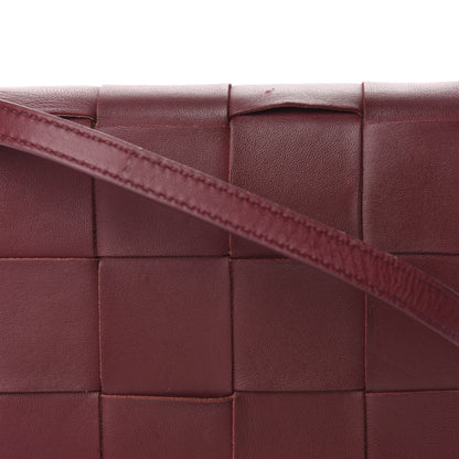 Bottega Veneta Nappa Maxi Intrecciato Mini Cassette Crossbody Bordeaux 9 of 9
