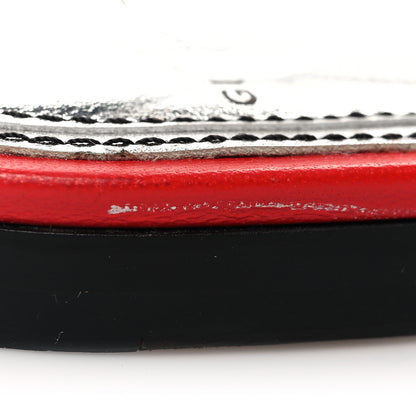 Givenchy Nappa Quilted Rivington Logo Slingback Flat 36 Red 9 of 9