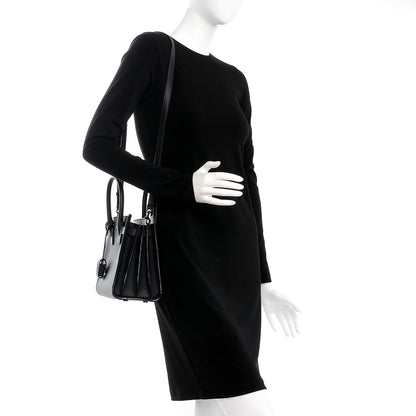 Saint Laurent Grained Calfskin Baby Sac De Jour Black 2 of 9