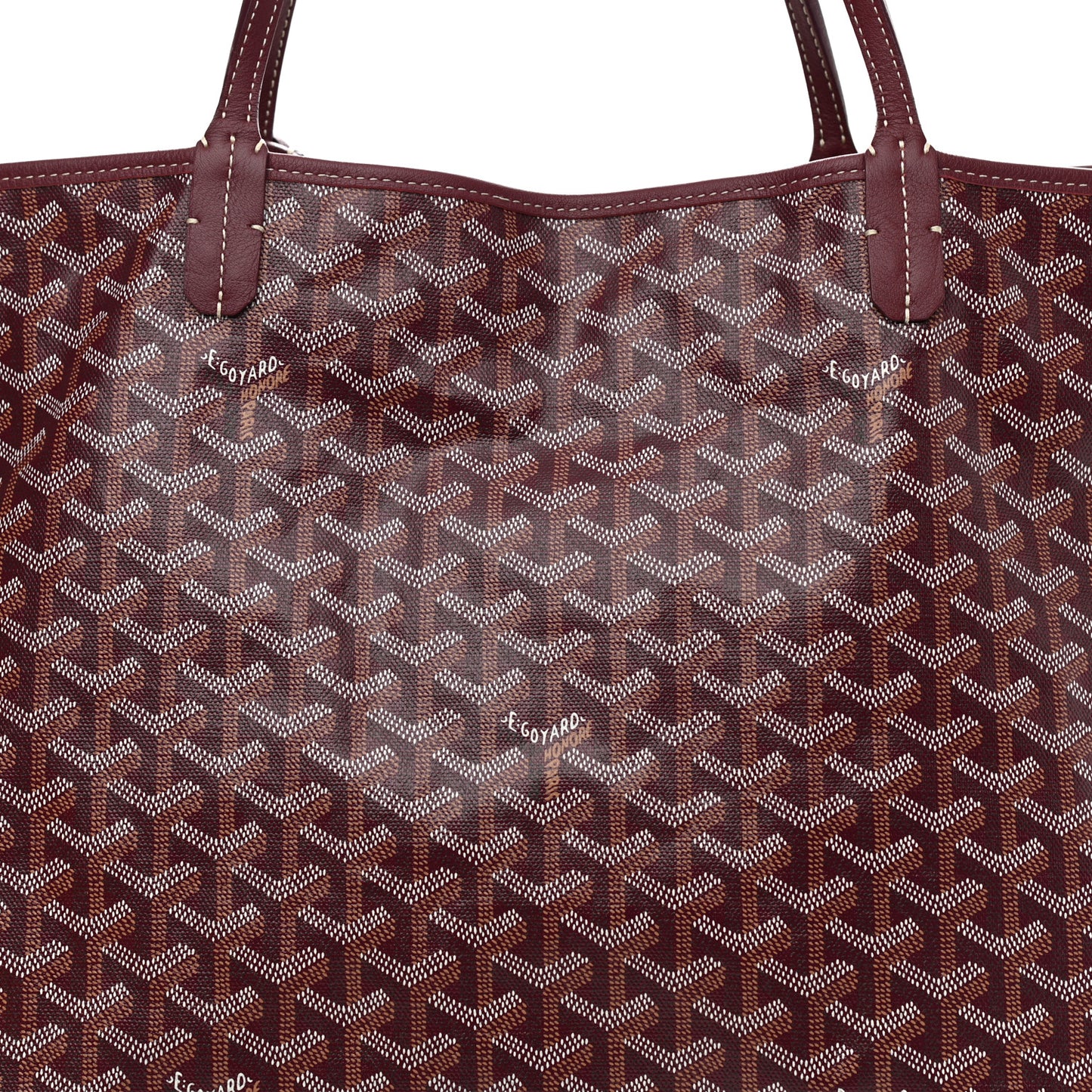 Goyardine Reversible Anjou GM Burgundy
