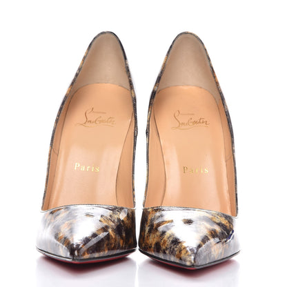 Christian Louboutin Patent Vernis Mouchete So Kate 120 Pumps 38 Black 2 of 9