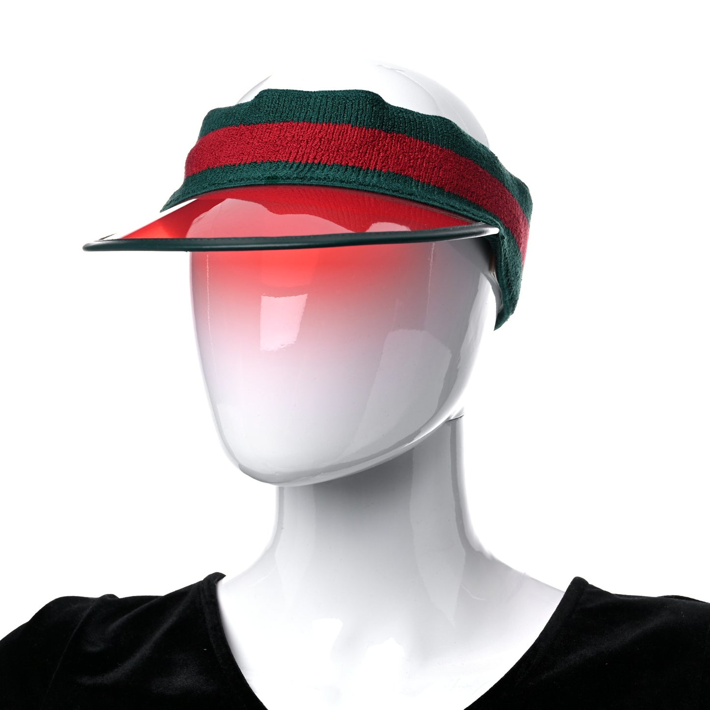 Vinyl Web Visor L Green Red
