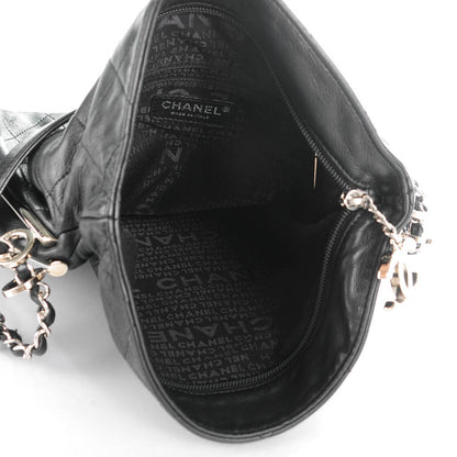 Chanel Lambskin Stitched Medium Ultimate Soft Tote Black 5 of 7