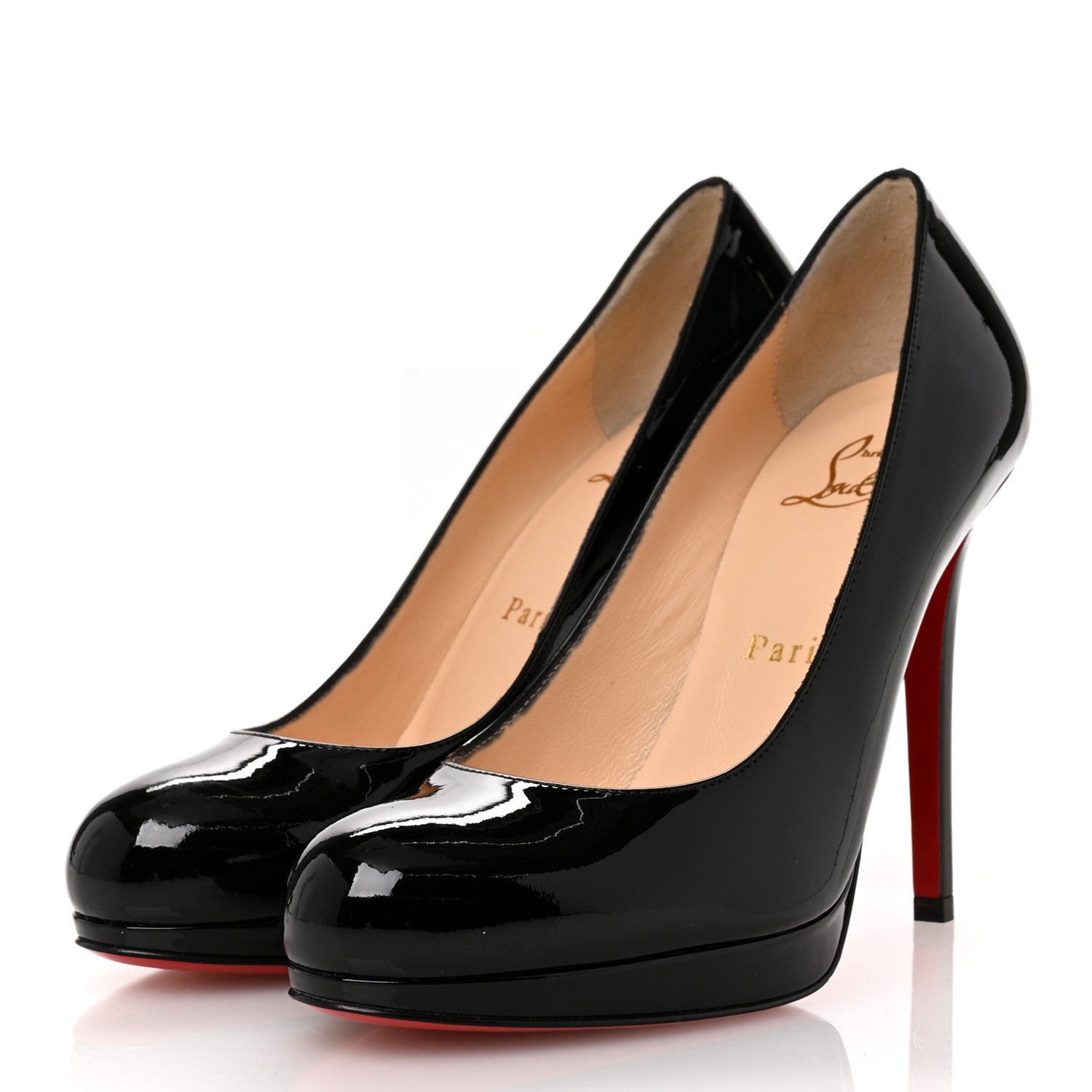Christian Louboutin Patent New Simple 120 Pumps 35 Black 4 of 10