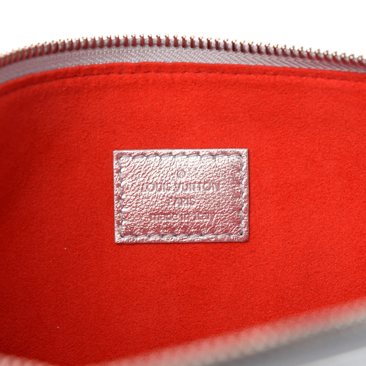 Louis Vuitton Metallic Lambskin Embossed Monogram Coussin PM Silver 8 of 10