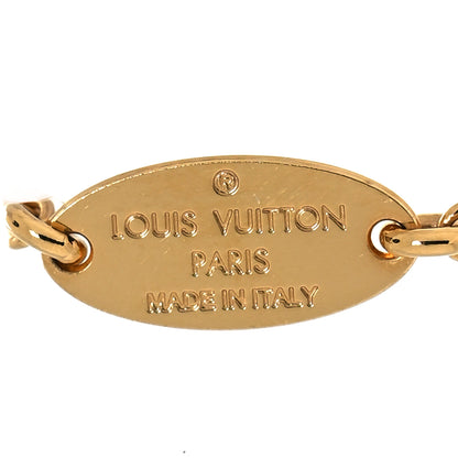 Louis Vuitton Brass Essential V Necklace Gold 5 of 6